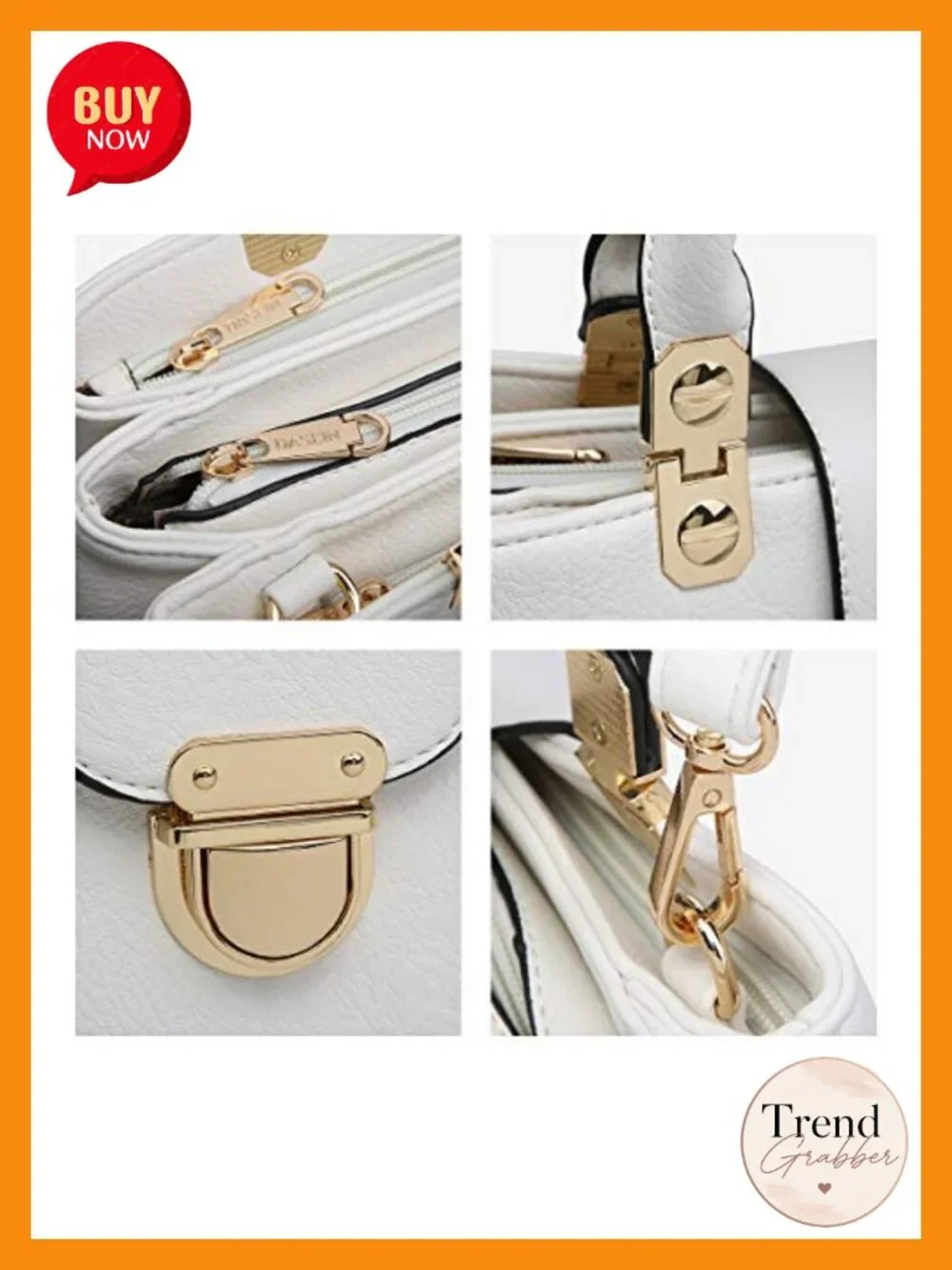 Vegan Leather Satchel Purse Medium Tote Bag Top Handle Shoulder Handbag